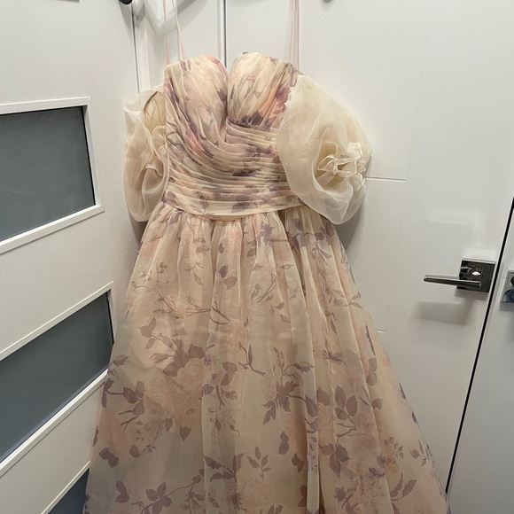 Floral Dress for Wedding, Prom and Events - Picture 4 of 4